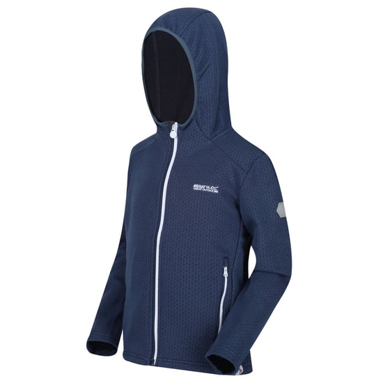 Regatta Jungen Orbiter Kapuzen-Fleece-Jacke (Denim) - Image 3