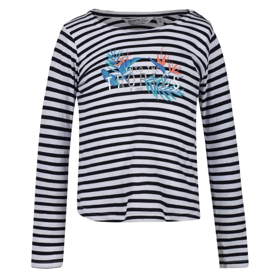 Regatta Childrens/Kids Carmella Long Sleeved Striped T-Shirt
