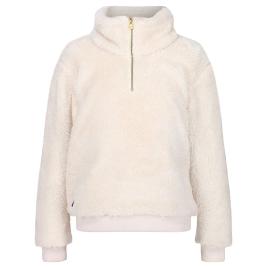 Regatta Childrens/Kids Kessie Half Zip Fleece Top (Light Vanilla)