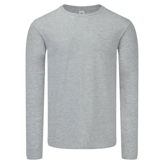 Fruit of the Loom Herren Iconic 150 Langarm T-Shirt (Grau Heather) - Image 1