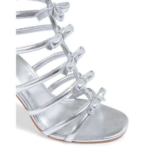 Michael Kors Womens Gladiator Sandal Silver VERONICA