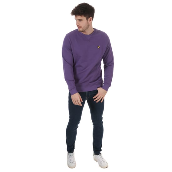 Lyle And Scott Herren Sweatshirt mit Rundhalsausschnitt in Violett - Image 3