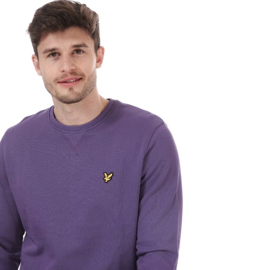 Lyle And Scott Herren Sweatshirt mit Rundhalsausschnitt in Violett - Image 4