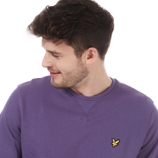 Lyle And Scott Herren Sweatshirt mit Rundhalsausschnitt in Violett - Image 5