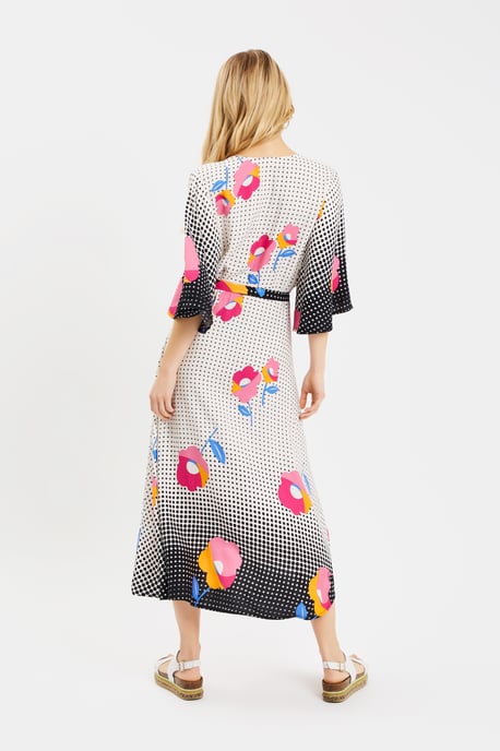 Mary Mary Floral Maxi Wrap Dress in Multi