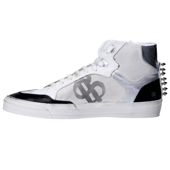 Philipp Plein Retrokickz High Top Leather White Trainers - Image 2
