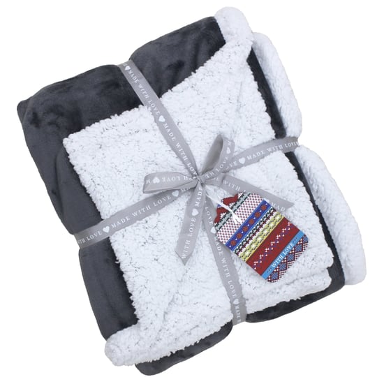 Lux Sherpa Fleece 127X152 Charc
