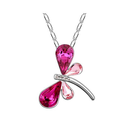 Swarovski - Pendentif Papillon orné de Cristal de Swarovski Element Rose - Image 1