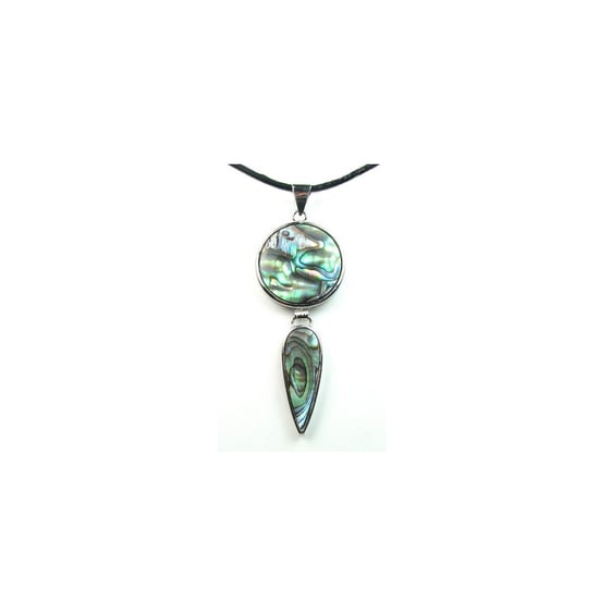 Abalone Geometric Pendant