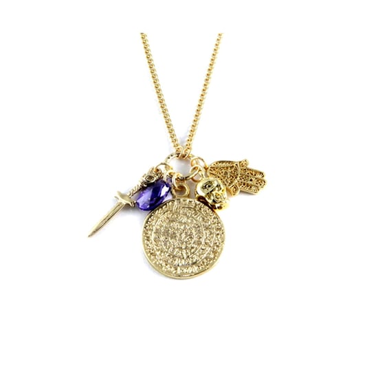 Ettika - Collier Sautoir Charm's Royal Cristal et Or jaune - Image 1