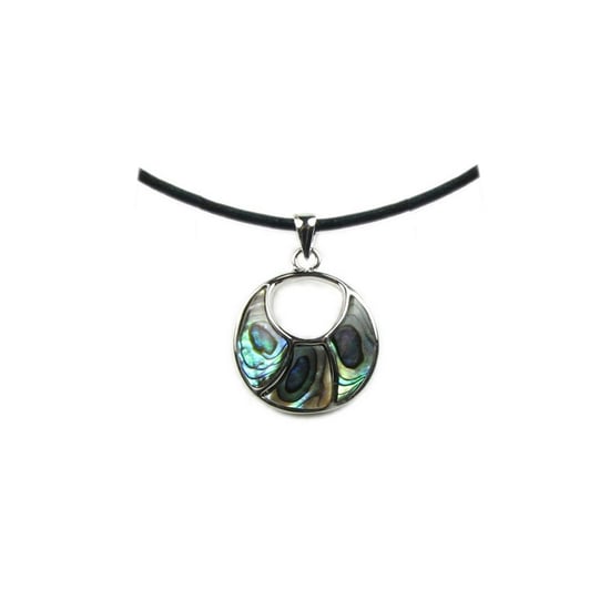 Abalone Circle Pendant