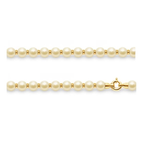 Gold Freshwater Pearls and Yellow Gold 750/1000 Necklace
