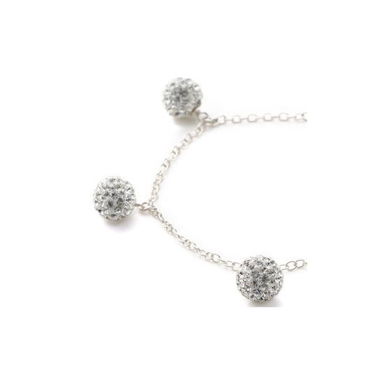 Bracelet Perles en Cristal Blanc et Argent 925 - Image 3