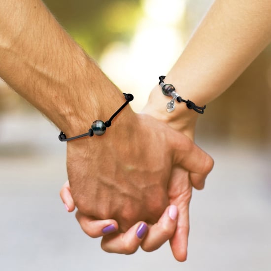 Bracelet Ajustable Femme Perle de Tahiti, Coeur en Argent Massif 925/1000 et Coton Ciré Noir - Image 2