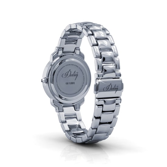 Swarovski - White Stainless Steel Watch with Swarovski Elements Crystals