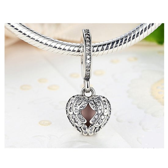 Charms Bead Pendant Coeur en Argent 925 - Image 2