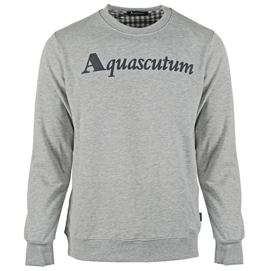 Aquascutum Box Logo Grau Sweatshirt - Image 1