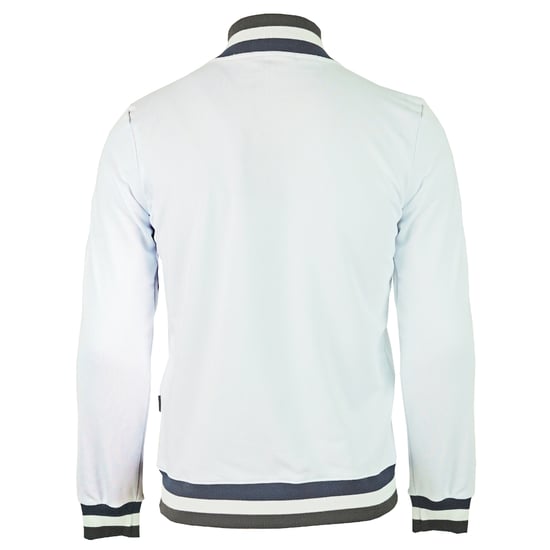 Aquascutum A Logo Zip Pullover Weiß Jacke - Image 2