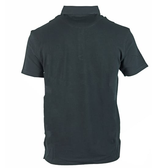 Aquascutum Aldis Logo Black Polo Shirt