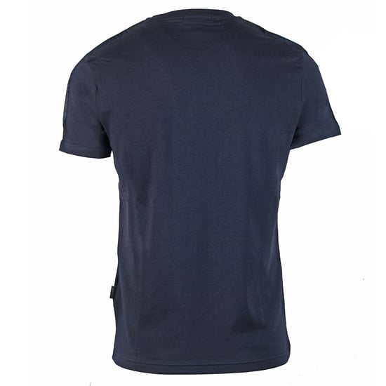 Aquascutum Schulterstreifen Navy T-Shirt - Image 2