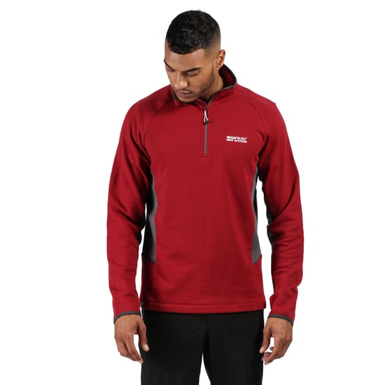 Regatta Mens Highton Half Zip Cotton Fleece Jacket