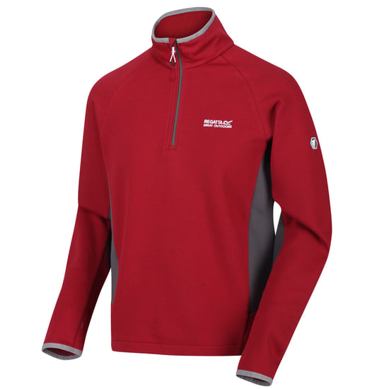 Regatta Mens Highton Half Zip Cotton Fleece Jacket