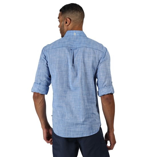 Regatta Mens Banning Cotton Oxford Long Sleeve Shirt