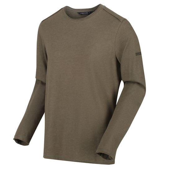 Regatta Mens Karter II Coolweave Cotton Long Sleeve T Shirt