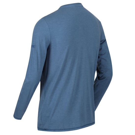 Regatta Mens Karter II Coolweave Cotton Long Sleeve T Shirt