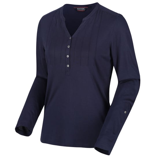 Regatta Womens Fflur Button Detail Jersey Blouse Shirt