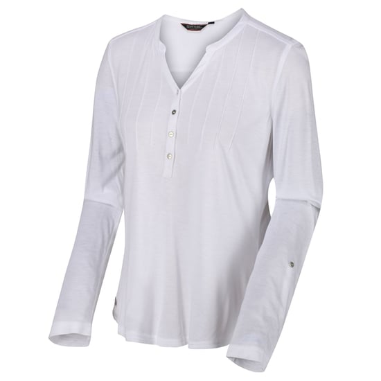 Regatta Womens Fflur Button Detail Jersey Blouse Shirt