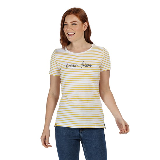 Regatta Womens Olwyn Striped Printed Casual Jersey T Shirt
