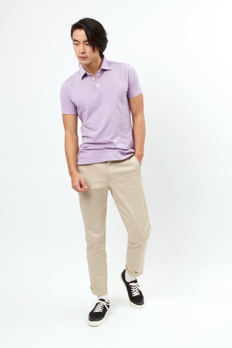 Short Sleeve 3 Button Pique Polo