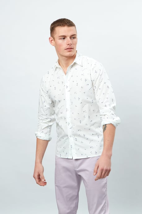 Random Dots Short Sleeve Shirt