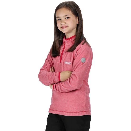 Polaire Loco demdi-zip Regatta Pour Fille en Rose - Image 1