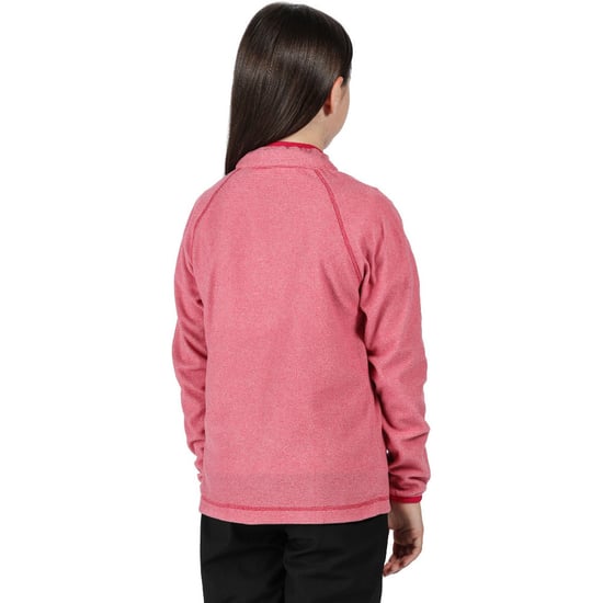 Polaire Loco demdi-zip Regatta Pour Fille en Rose - Image 2