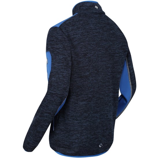 Regatta Mens Collumbus VI Full Zip Marl Knit Fleece Jacket