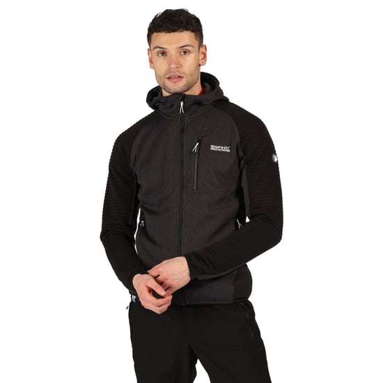 Regatta Mens Woodford Full Zip Hooded Fleece Jacket