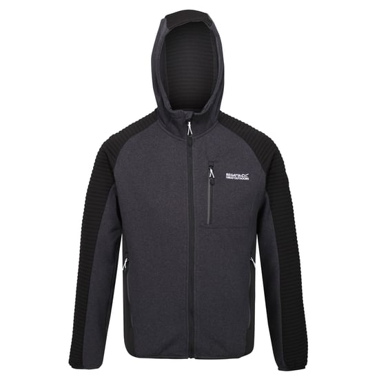 Regatta Mens Woodford Full Zip Hooded Fleece Jacket