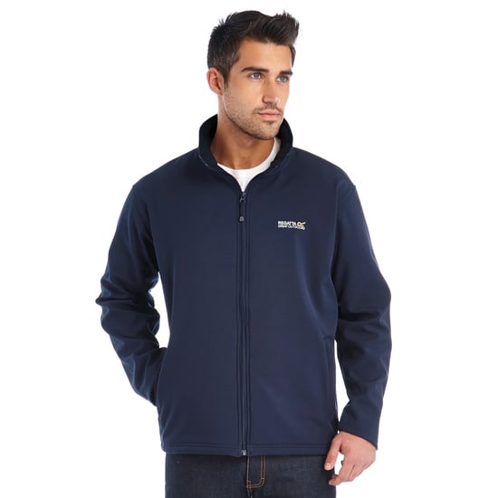 Regatta Mens Cera III Softshell Hiking Walking Jacket Coat Navy