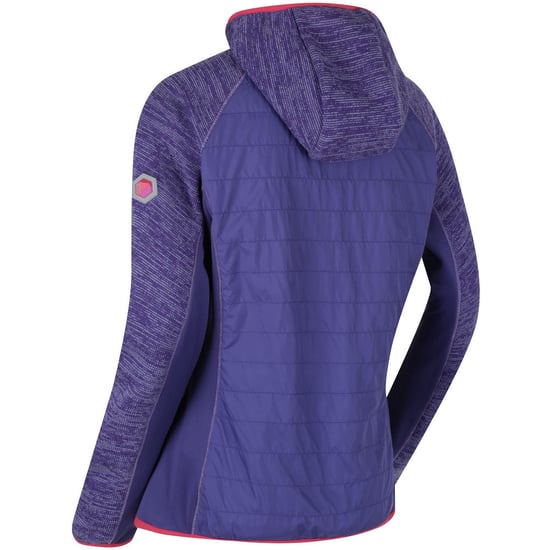 Regatta Womens/Ladies Rocknell Hooded Hybrid Marl Fleece Casual Jacket