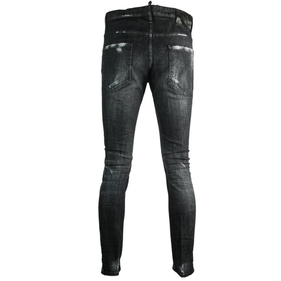 Dsquared2 Skater Jean Distressed Black Jeans