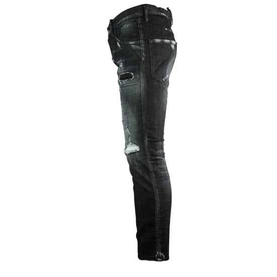 Dsquared2 Skater Jean Distressed Black Jeans
