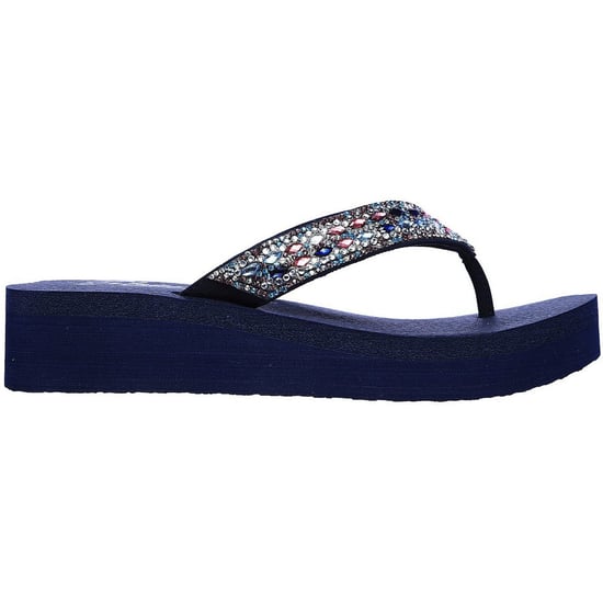 Skechers Womens Vinyasa Glory Day Platform Flip Flops