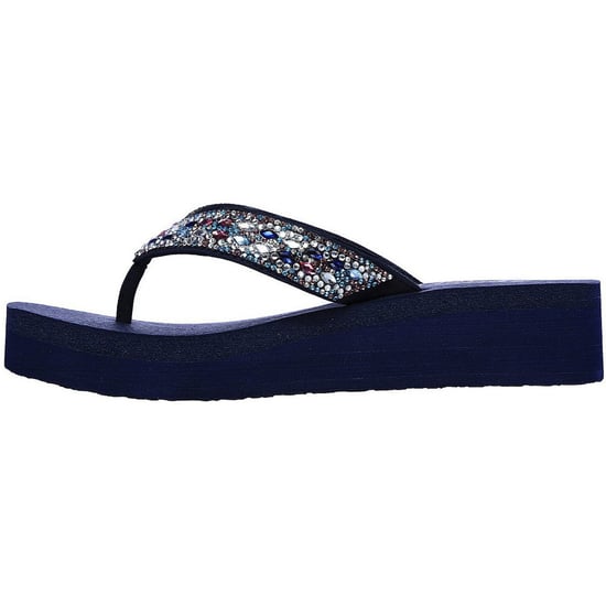 Skechers Womens Vinyasa Glory Day Platform Flip Flops