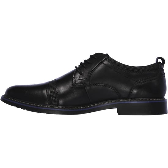 Skechers Mens Bregman Selone Lace Up Leather Dress Shoes