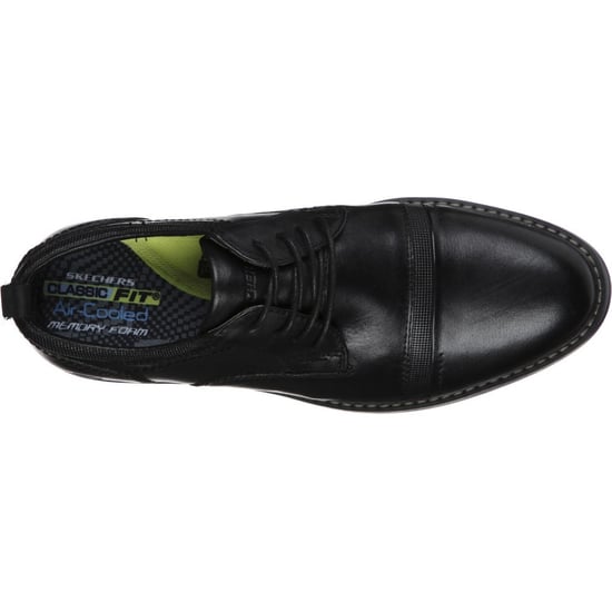 Skechers Mens Bregman Selone Lace Up Leather Dress Shoes