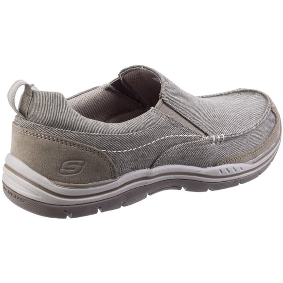 Skechers Mens Expected Tomen Slip On Canvas Loafer Moccasin Shoes
