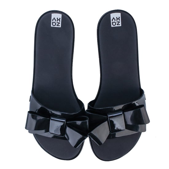 Zaxy Sky Bow Pantoletten für Frauen in Schwarz - Image 1