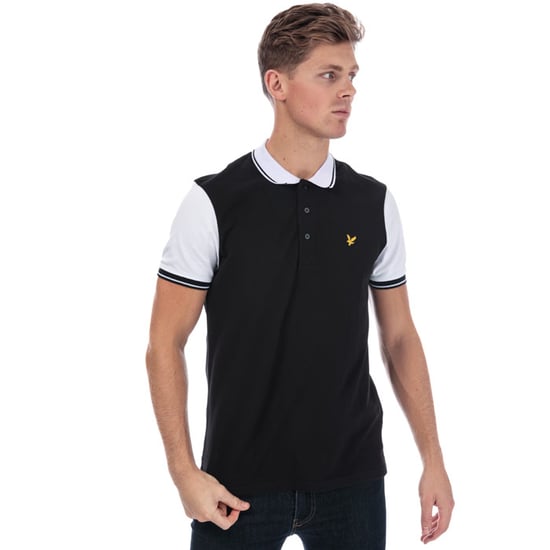 Lyle And Scott Polohemd mit Spitze für Herren in Schwarz-Weiß - Image 4